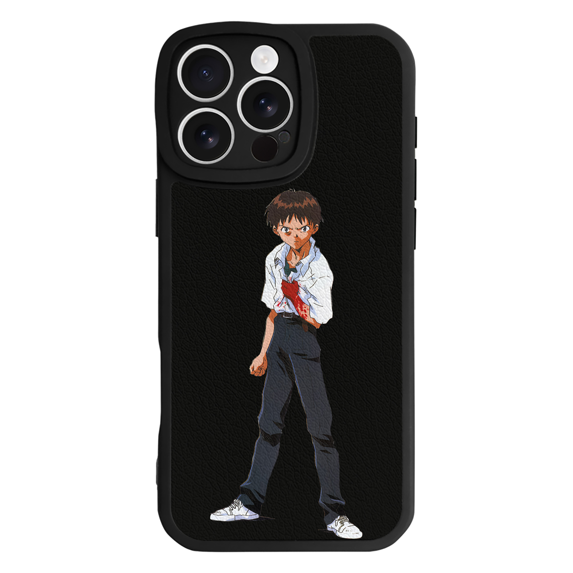 （画像用） EVA 新世紀エヴァンゲリオン 【iPhone 16シリーズ対応】シリコンスマホケース（レザー調） 材質：シリコン